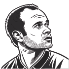 وکتور EPS بازیکن فوتبال آندرس اینیستا